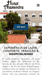 Mobile Screenshot of hotelalexandre.com.br